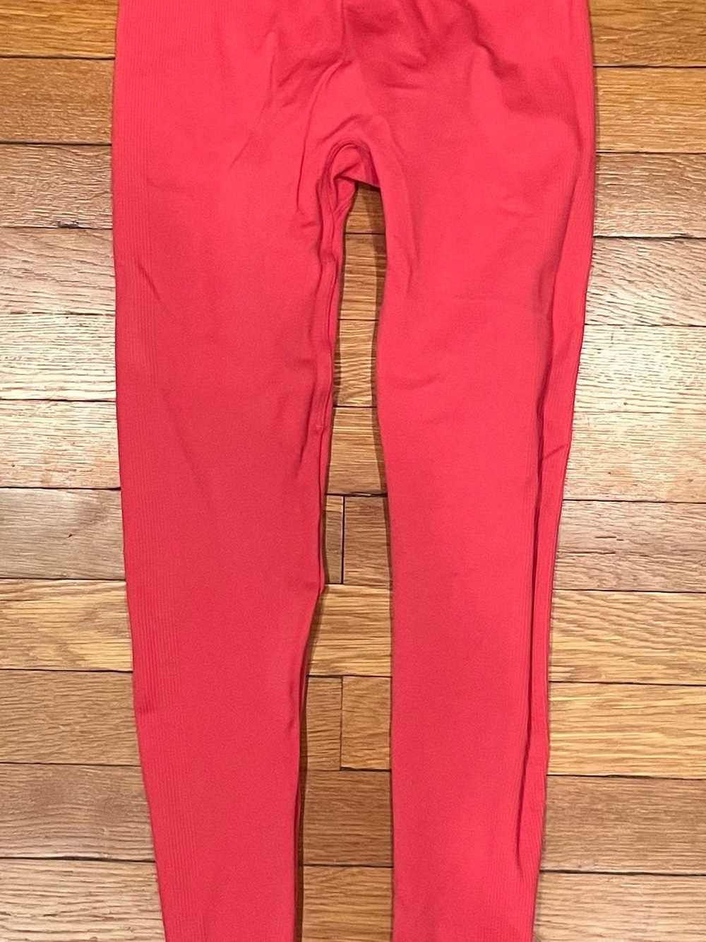 SET Active Coral-Red High-Waist Leggings